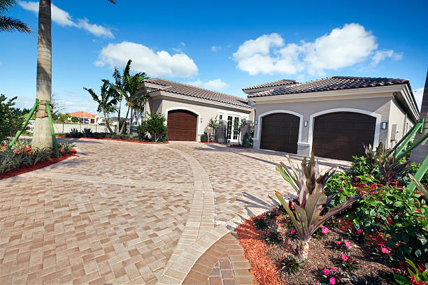 Residential Paver Driveway in Saint John Fisher College, NY